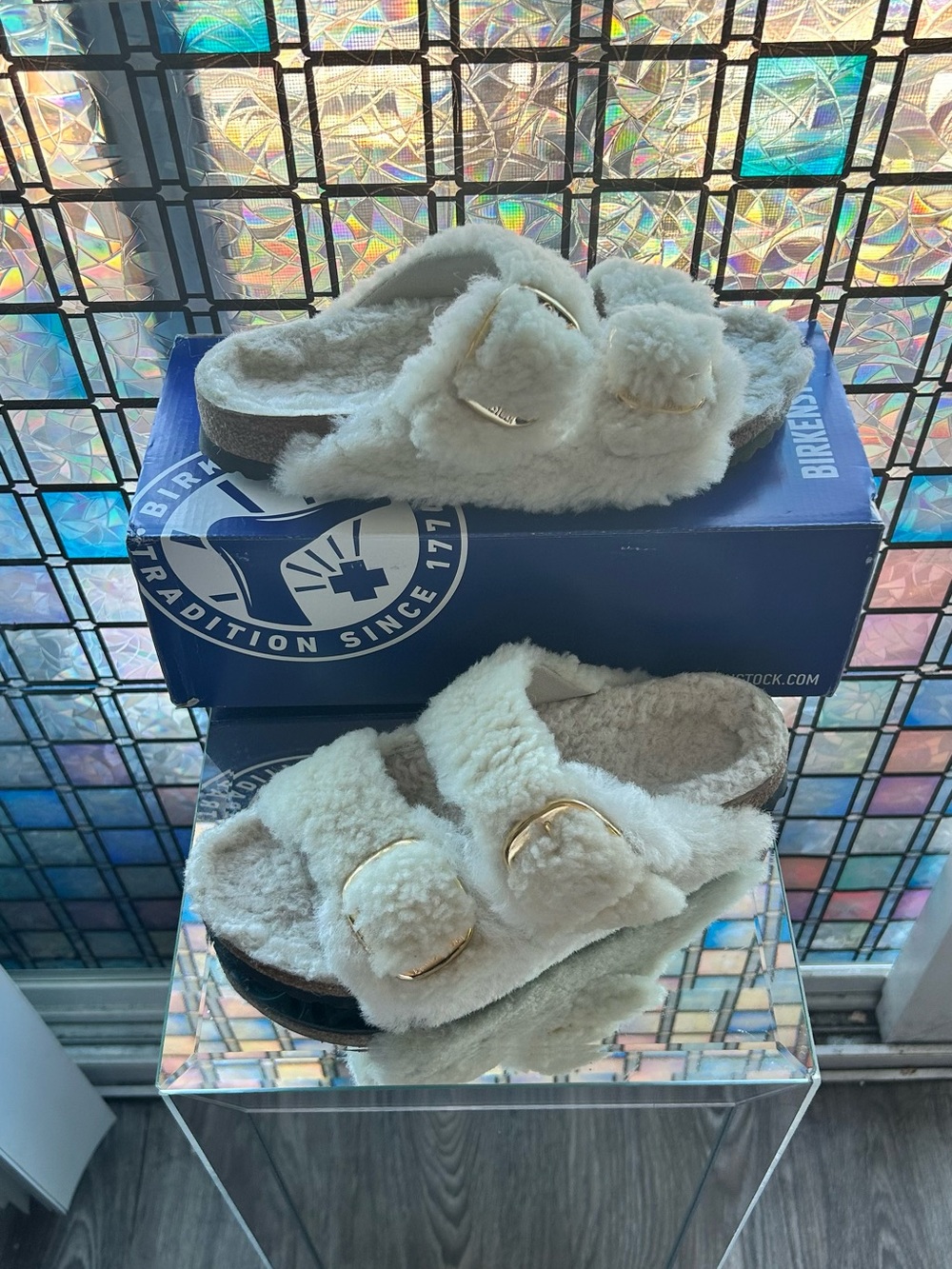 Birkenstock Arizona Big Buckle Teddy